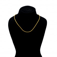 22K Gold Stylish Neck Chain for Men's & Women's